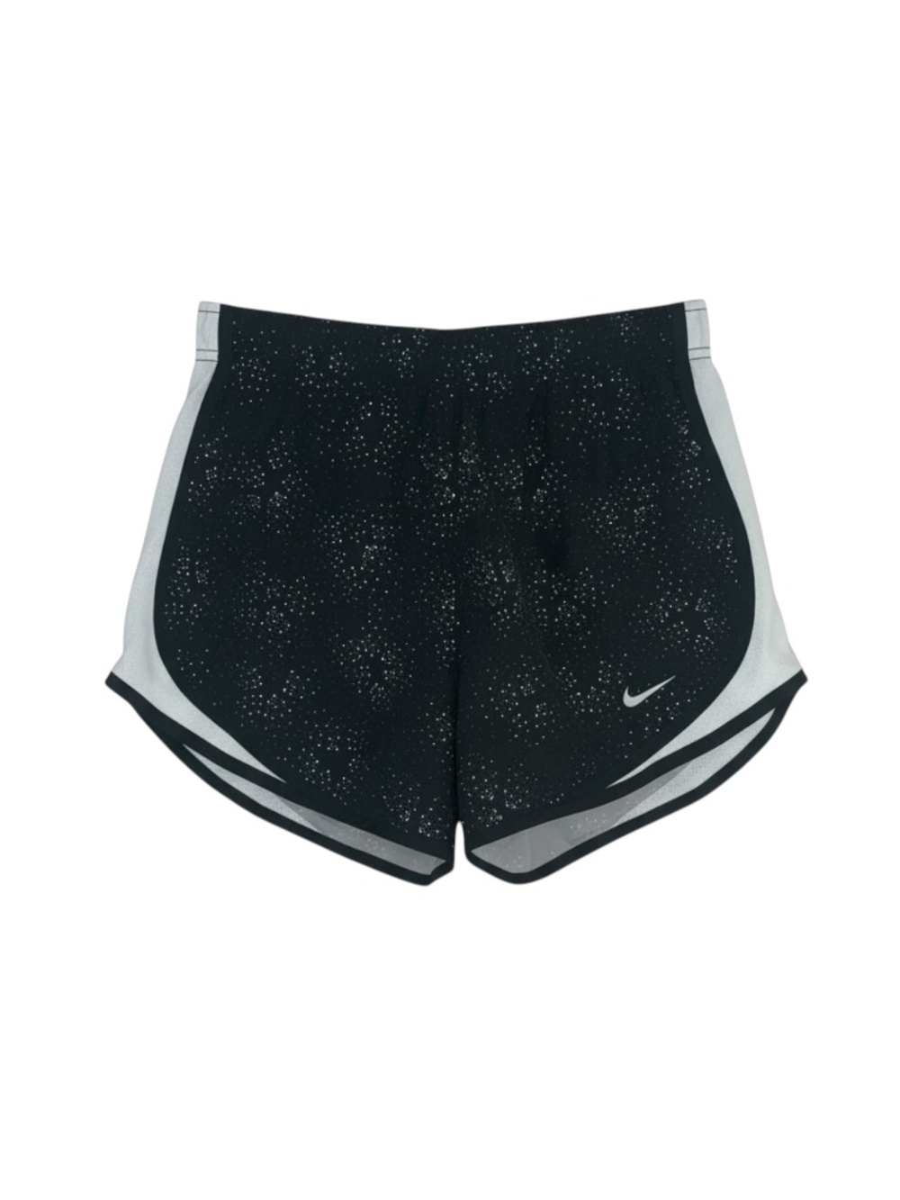 Nike Tempo Lined Running Shorts Size Small Black Star Pattern‎ Athletic